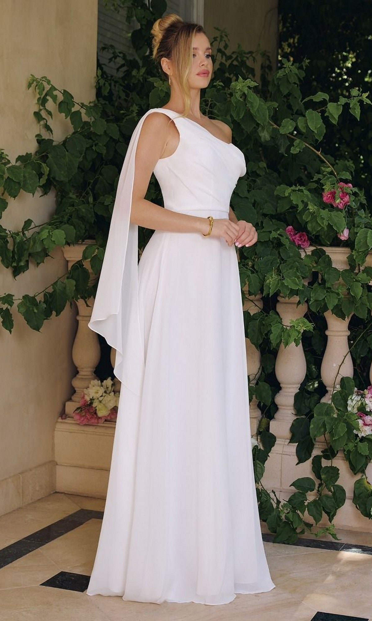 Amoris Long Formal Dress T716W - Image