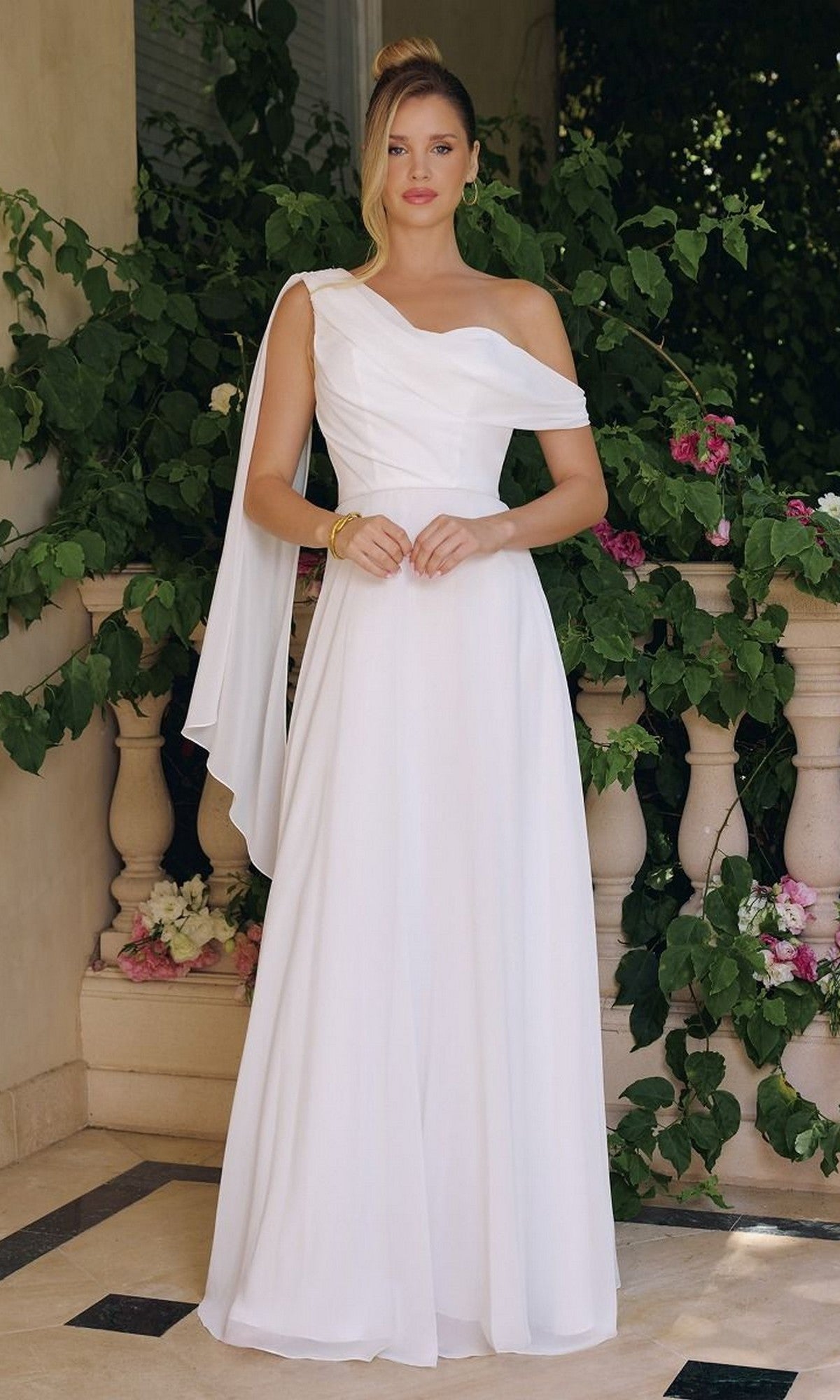 Amoris Long Formal Dress T716W - Image