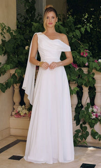 Amoris Long Formal Dress T716W - Image