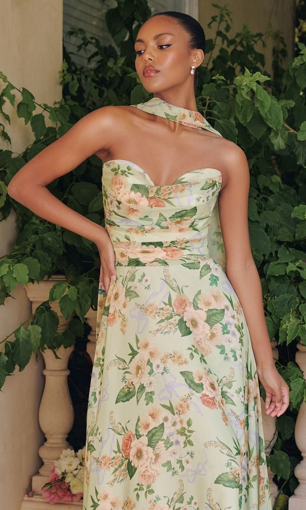 Amoris Long Formal Dress T717 - Image