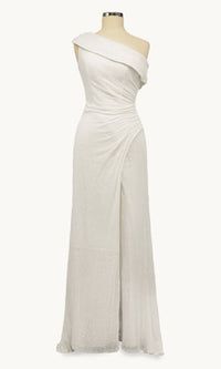 White Amoris Long Formal Dress T806