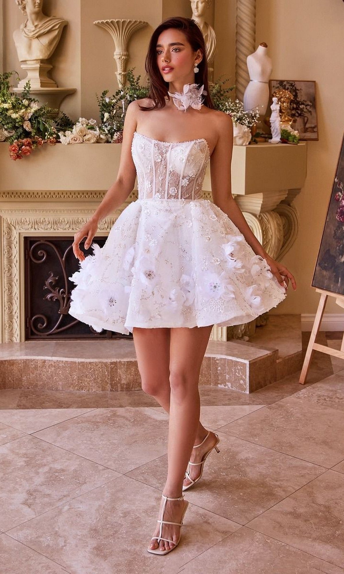 Andrea and Leo Short Cocktail Dress WL025 - Image