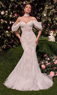 Off White Andrea and Leo Long Formal Dress WL031 - Image