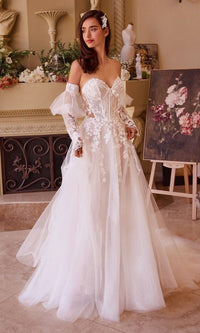 Off White Andrea and Leo Long Formal Dress WL032 - Image