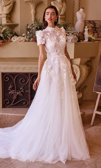Off White Andrea and Leo Long Formal Dress WL040 - Image