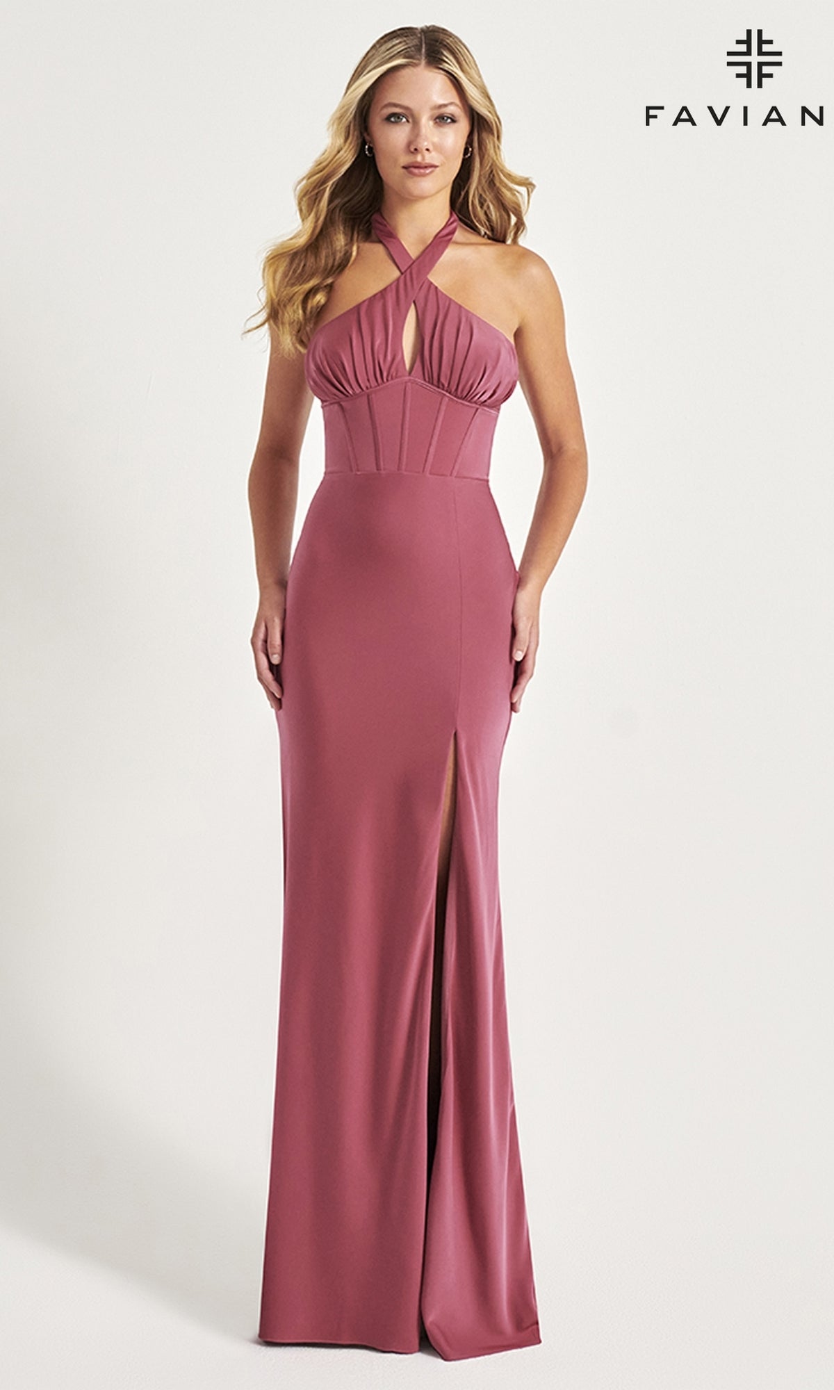 Rose Long Formal Dress 11065 by Faviana