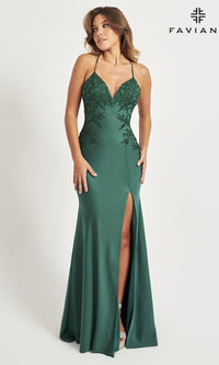 Evergreen Long Formal Dress 11070 by Faviana