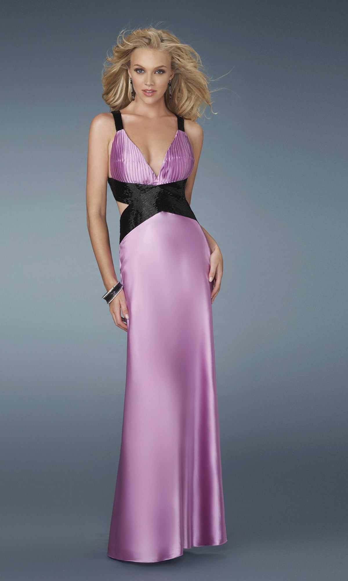  Long Formal La Femme Dress 14660