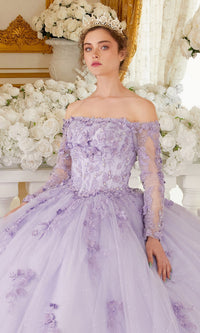  Long Ladivine 15706 Quinceanera Dress - Image
