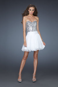  Sexy Short Strapless Dress by La Femme