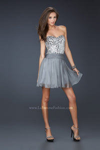  Sexy Short Strapless Dress by La Femme