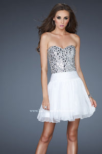  Sexy Short Strapless Dress by La Femme