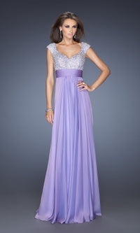 Wisteria Long La Femme Gown 20003