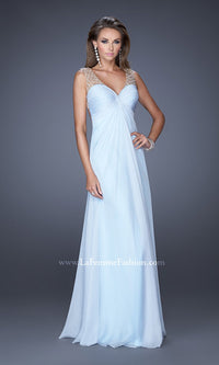 Pale Blue Long La Femme Gown 20122