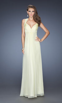 Lemon Long La Femme Gown 20134