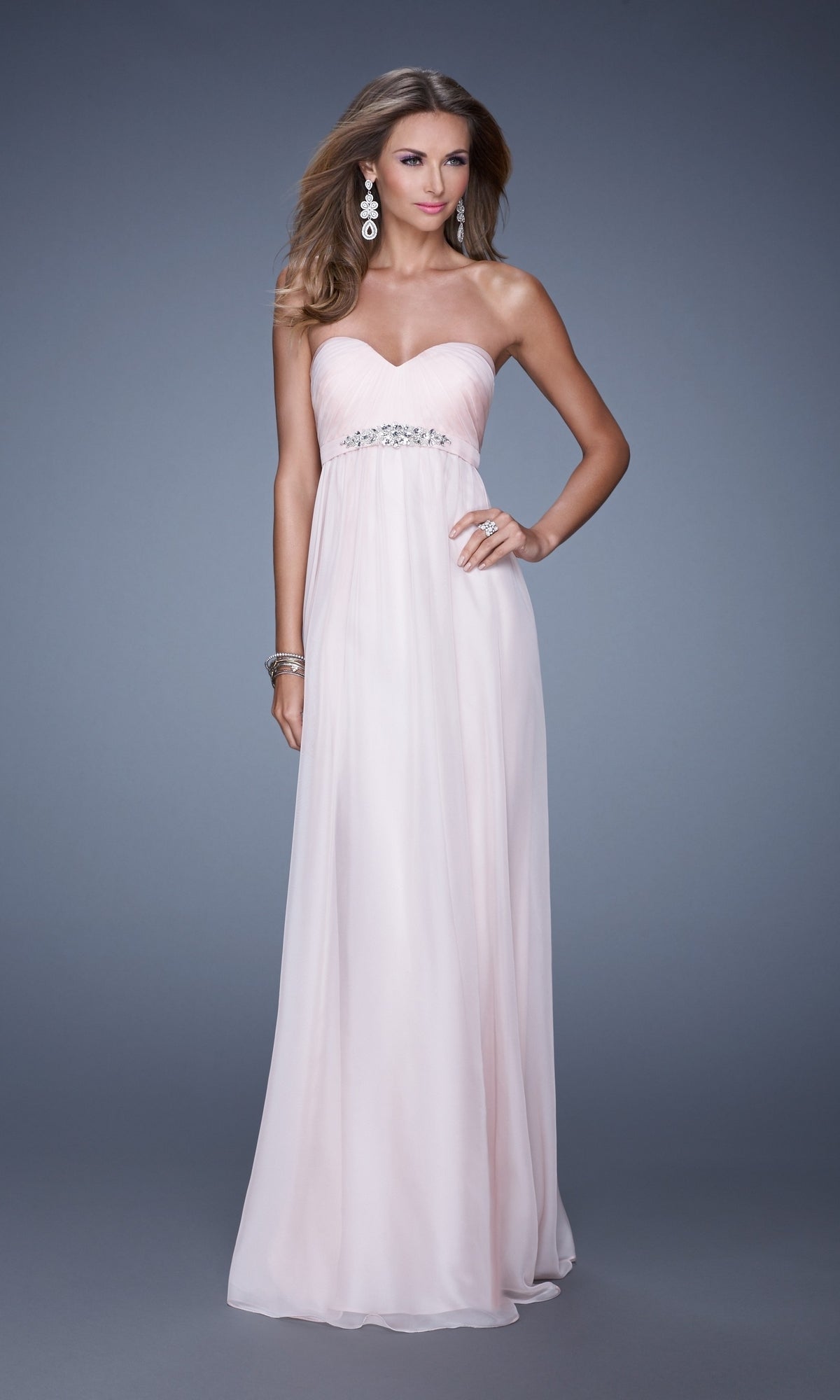 Blush Long La Femme Gown 20625