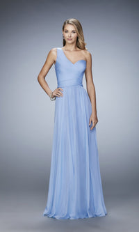 Cloud Blue Long La Femme Gown 20639