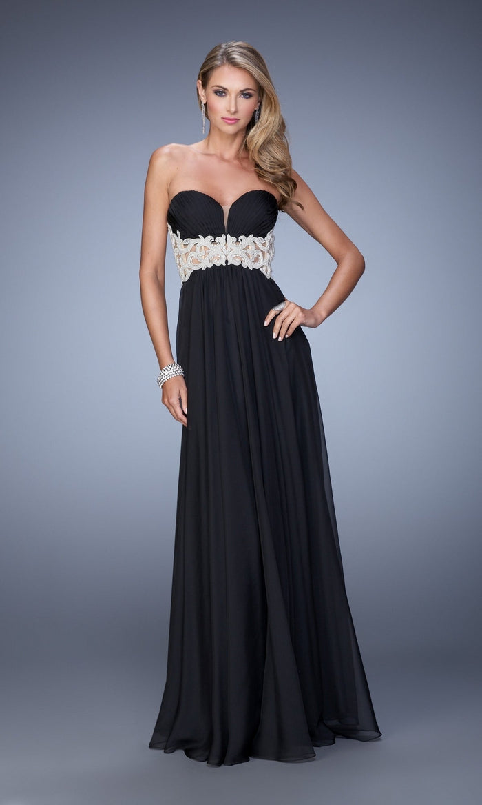 Black Long La Femme Gown 20727