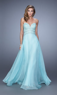 Light Mint Long La Femme Gown 20743