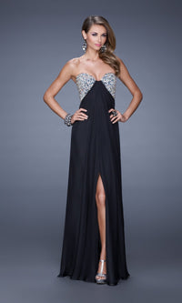 Black Long La Femme Gown 20784