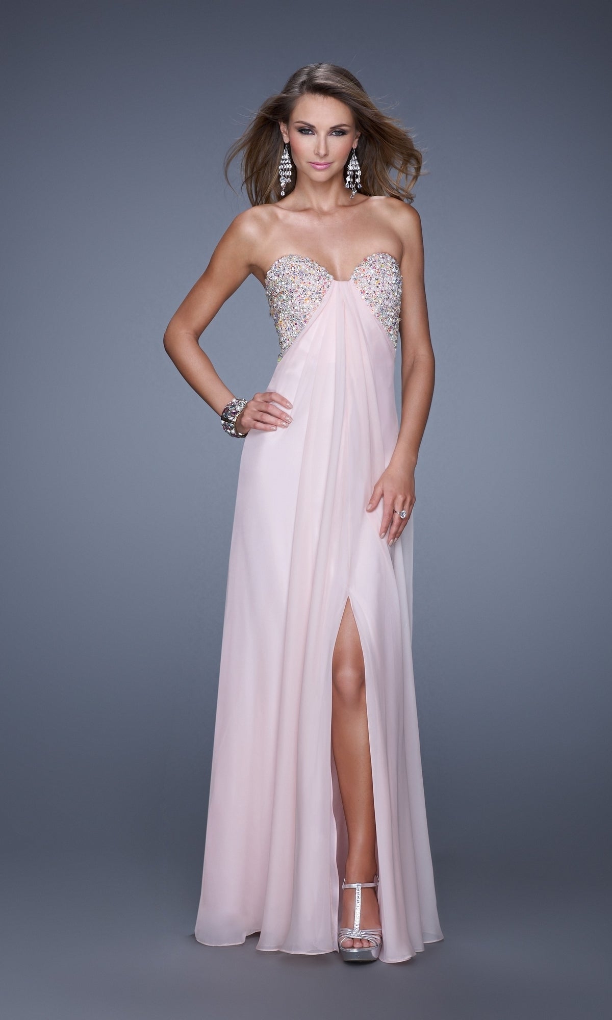 Blush Long La Femme Gown 20784