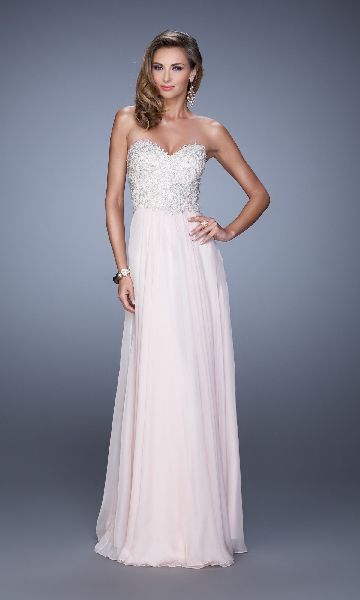 Blush Long La Femme Gown 20888