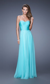 Caribbean Green Long La Femme Gown 20901