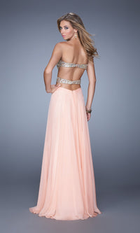 Apricot Long La Femme Gown 20904