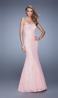 Cotton Candy Pink Long La Femme Gown 21034