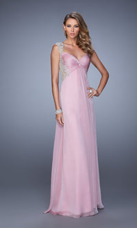 Pink Mist Long La Femme Gown 21116