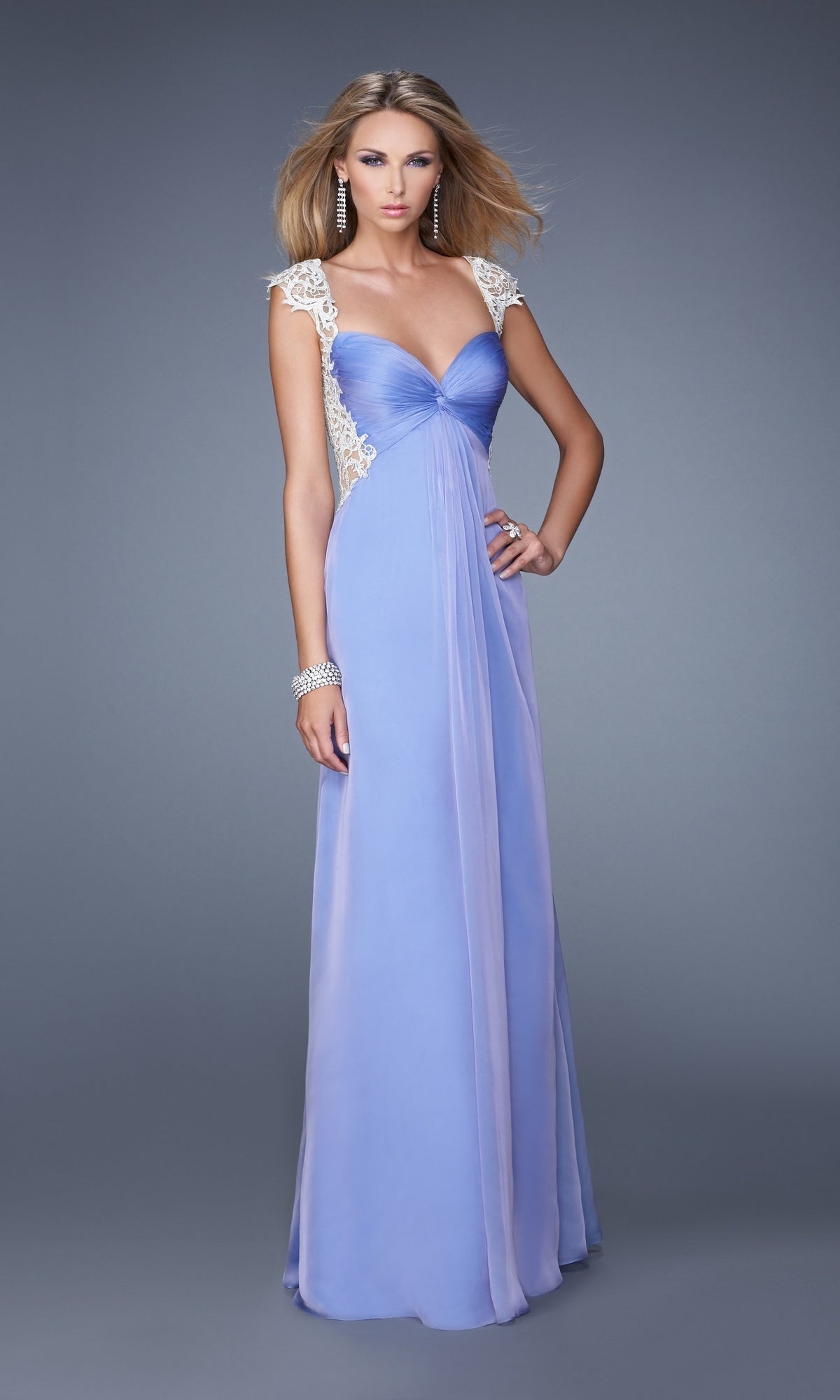 Violet Long La Femme Gown 21116