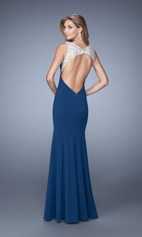  Long Formal La Femme Dress 21221