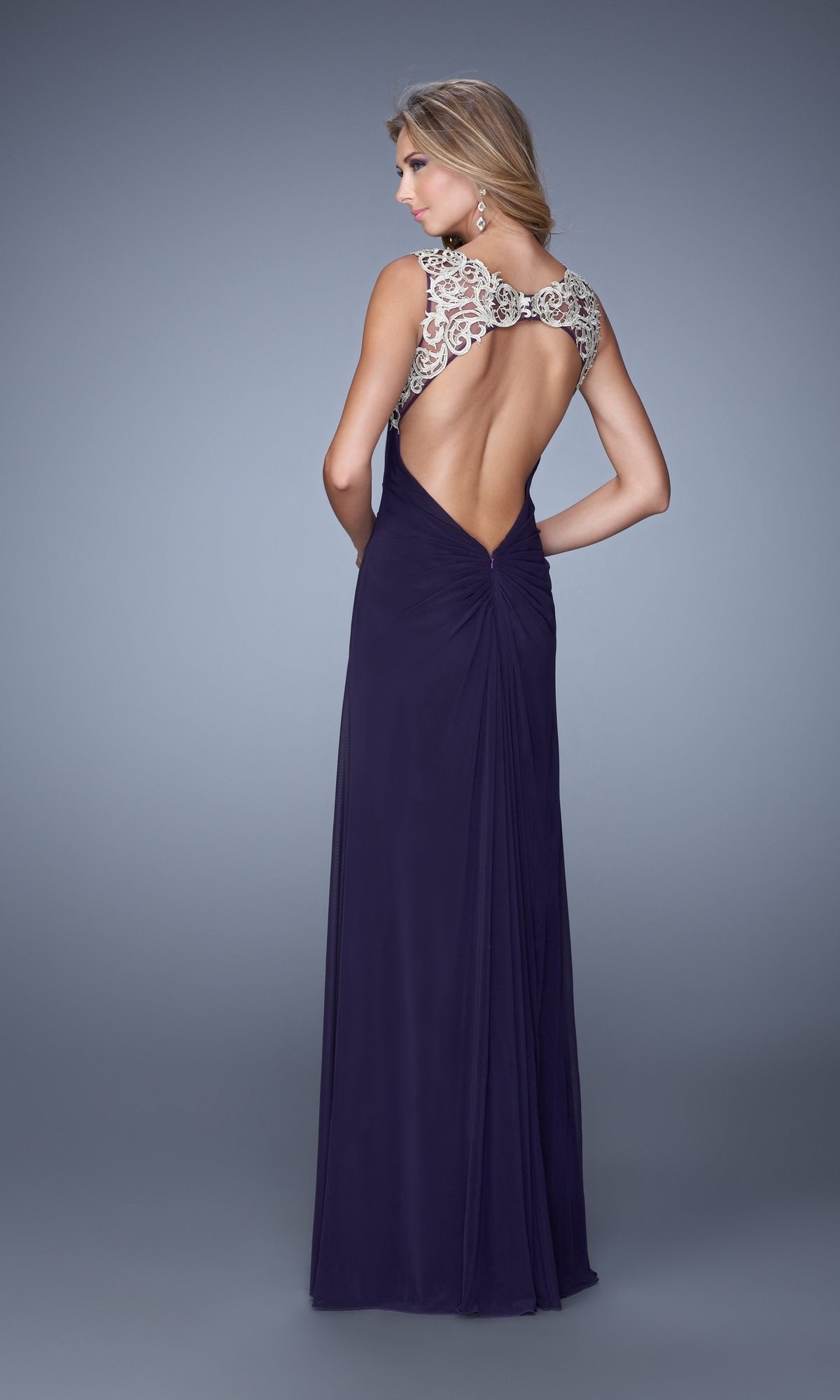  Long Formal La Femme Dress 21293