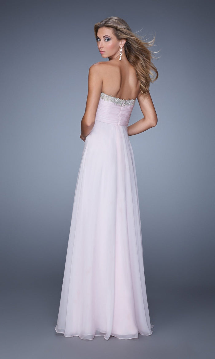  Long Formal La Femme Dress 21374