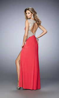  Long Formal La Femme Dress 21518