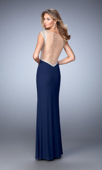 Long Formal La Femme Dress 21864