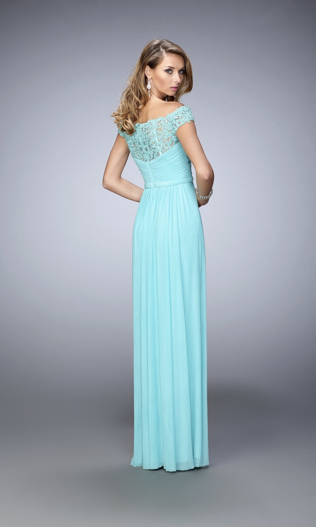  Long Formal La Femme Dress 21979