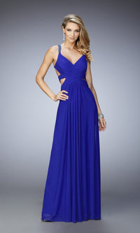  Long Formal La Femme Dress 22089