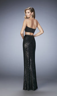  Long Formal La Femme Dress 22151