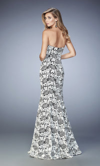  Long Formal La Femme Dress 22219