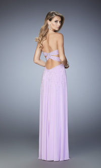 Ice Purple Long Formal La Femme Dress 22230