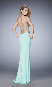  Long Formal La Femme Dress 22257