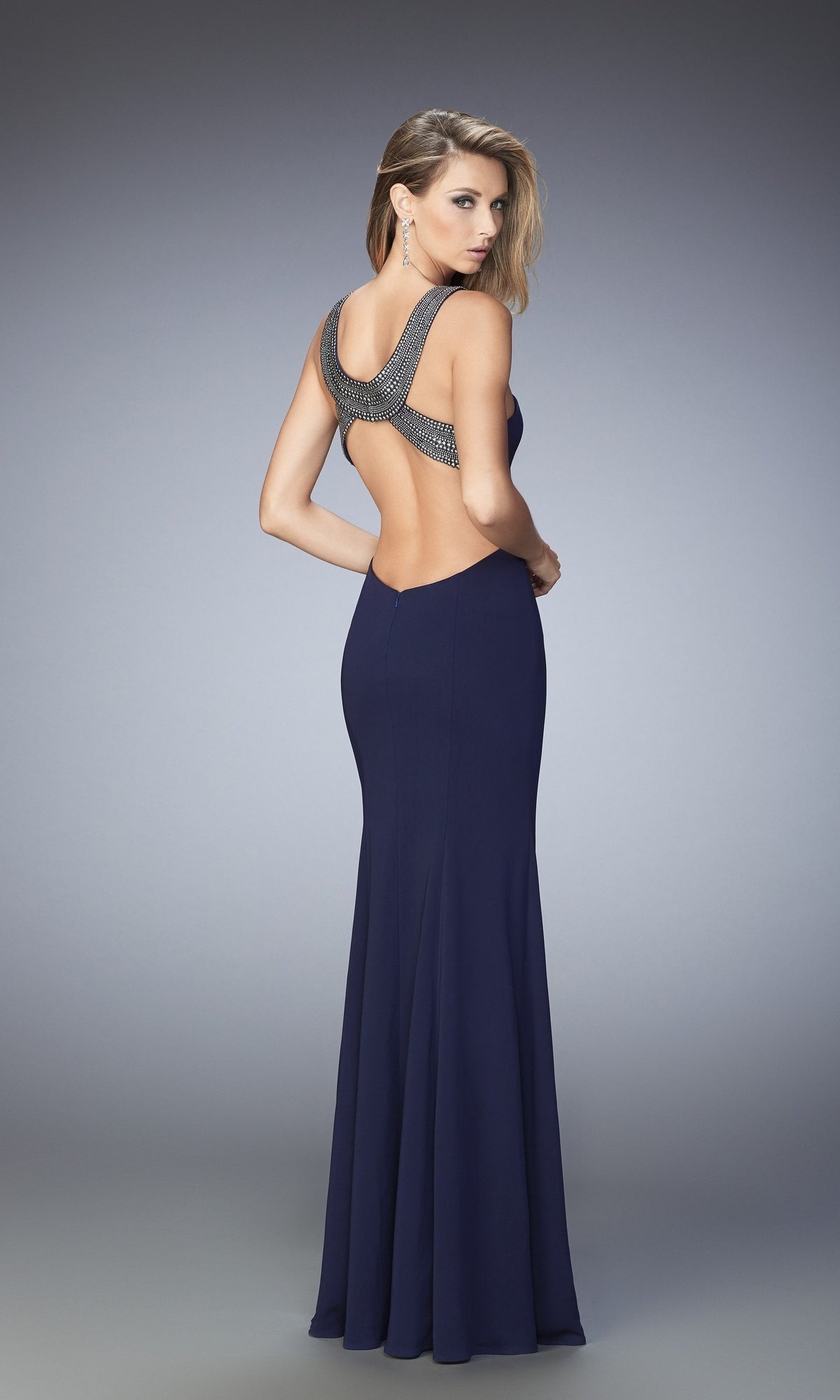  Long Formal La Femme Dress 22315