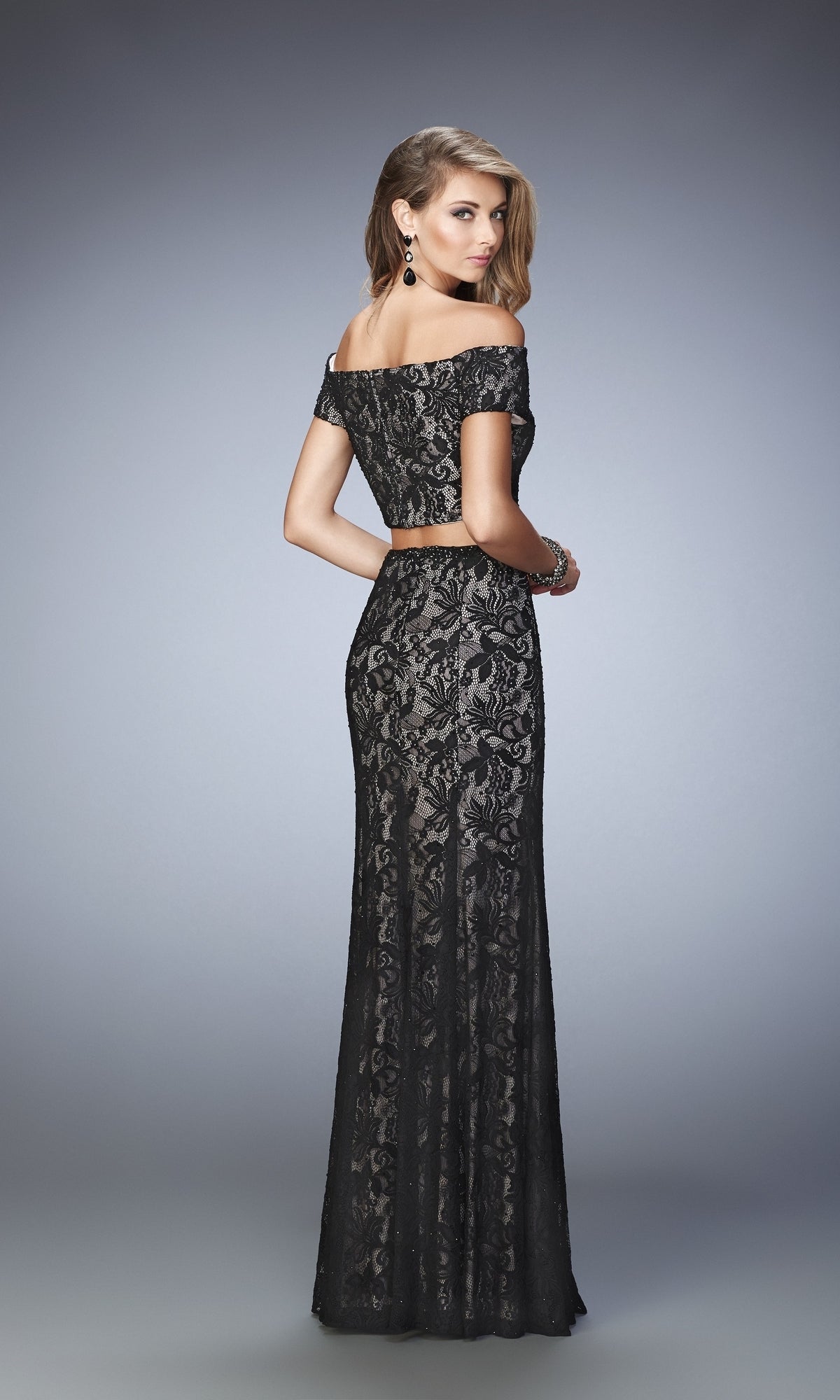  Long Formal La Femme Dress 22317