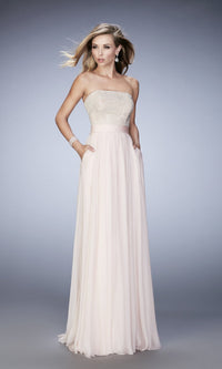 Blush Long Formal La Femme Dress 22318