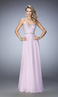  Long Formal La Femme Dress 22337