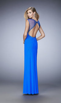  Long Formal La Femme Dress 22343