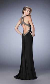  Long Formal La Femme Dress 22374