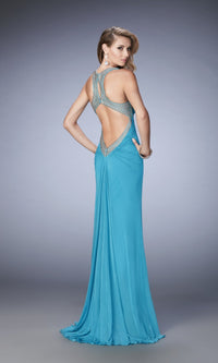  Long Formal La Femme Dress 22374