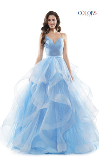 Cornflower Colors Dress 2381 Formal Prom Dress